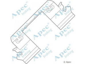 APEC braking KIT1010 priedų komplektas, stabdžių trinkelė 
 Stabdžių sistema -> Būgninis stabdys -> Dalys/priedai