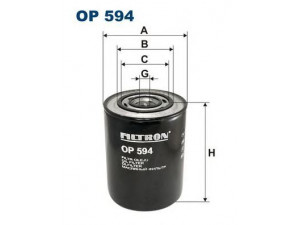 FILTRON OP594 alyvos filtras 
 Techninės priežiūros dalys -> Techninės priežiūros intervalai
1109AQ, 1109J3, 1109Q1, 1109Y8