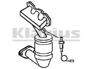 KLARIUS 321694 katalizatoriaus keitiklis 
 Išmetimo sistema -> Katalizatoriaus keitiklis
1120234