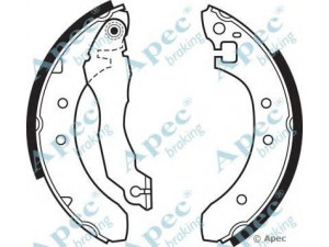 APEC braking SHU328 stabdžių trinkelė 
 Stabdžių sistema -> Būgninis stabdys -> Stabdžių įdėklas/ trinkelė
GBS90820, GBS90828, GBS1106, GBS817