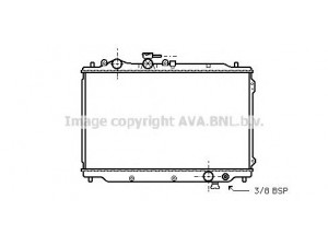 AVA QUALITY COOLING MZ2048 radiatorius, variklio aušinimas 
 Aušinimo sistema -> Radiatorius/alyvos aušintuvas -> Radiatorius/dalys
F2H115200, F8C115200, F8C715200