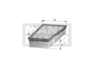 MANN-FILTER C 2295/5 oro filtras