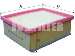 MFILTER K 432 oro filtras 
 Techninės priežiūros dalys -> Techninės priežiūros intervalai
1444-R3, 1444-R3