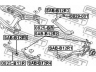 FEBEST SAB-B12R3 valdymo svirties/išilginių svirčių įvorė 
 Ašies montavimas/vairavimo mechanizmas/ratai -> Valdymo svirtis/pasukamosios svirties sujungimas -> Montavimas/sutvirtinimas
20250-FG021, 20254-AE010