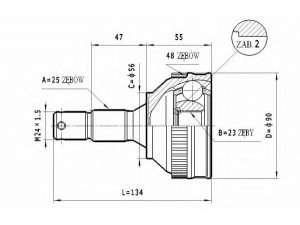 STATIM C.260 jungčių komplektas, kardaninis velenas 
 Ratų pavara -> Sujungimai/komplektas
3272.83, 96164213, 96141635, 3273.G9