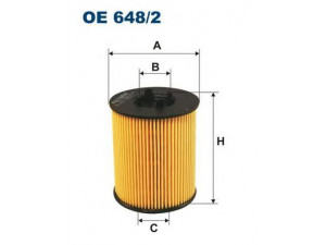 FILTRON OE648/2 alyvos filtras 
 Filtrai -> Alyvos filtras
5650316, 56550316, 650308, 905363662