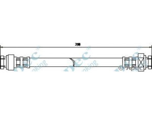 APEC braking HOS3281 stabdžių žarnelė 
 Stabdžių sistema -> Stabdžių žarnelės
5156083030, 5156083031, 5156083031