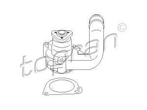 TOPRAN 301 514 vandens siurblys 
 Aušinimo sistema -> Vandens siurblys/tarpiklis -> Vandens siurblys
1 020 567, 1 518 911, 96BX8591AA