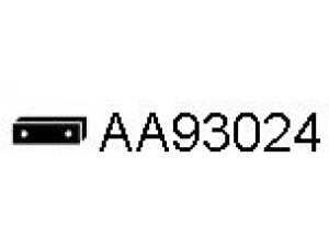 VENEPORTE AA93024 guminė juosta, išmetimo sistema 
 Išmetimo sistema -> Surinkimo dalys -> Atskiros surinkimo dalys -> Guminė juosta
4301960, 1204920482, 6084920184