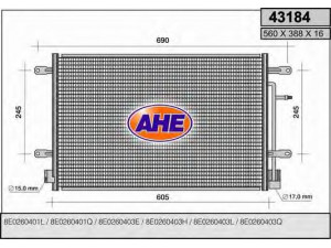 AHE 43184 kondensatorius, oro kondicionierius 
 Oro kondicionavimas -> Kondensatorius
8E0260401L