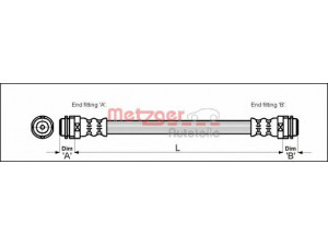 METZGER 4114798 stabdžių žarnelė 
 Stabdžių sistema -> Stabdžių žarnelės
1J0 611 775, 6Q0 611 775A, 6Q0 611 775B