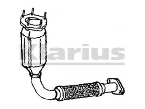 KLARIUS 321062 katalizatoriaus keitiklis 
 Išmetimo sistema -> Katalizatoriaus keitiklis
1006113, 1039582, 1070345, 1E0520500