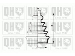QUINTON HAZELL QJB942 gofruotoji membrana, kardaninis velenas 
 Ratų pavara -> Gofruotoji membrana
1J0 498 201D, 46 307 841, 1J0 498 201B