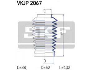 SKF VKJP 2067 gofruotoji membrana, vairavimas 
 Vairavimas -> Gofruotoji membrana/sandarinimai
36020076
