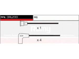 DELCO REMY DRL200 uždegimo laido komplektas 
 Kibirkšties / kaitinamasis uždegimas -> Uždegimo laidai/jungtys