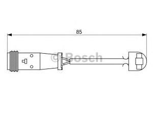 BOSCH 1 987 473 038 įspėjimo kontaktas, stabdžių trinkelių susidėvėjimas 
 Stabdžių sistema -> Susidėvėjimo indikatorius, stabdžių trinkelės
906 540 13 17, A 906 540 13 17