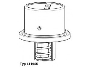 WAHLER 411045.82D termostatas, aušinimo skystis 
 Aušinimo sistema -> Termostatas/tarpiklis -> Thermostat
657 GC 324 A-P80, 50 10 284 184