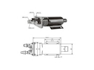 ERA 227863 solenoidinis jungiklis, starteris