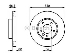 BOSCH 0 986 479 248 stabdžių diskas 
 Dviratė transporto priemonės -> Stabdžių sistema -> Stabdžių diskai / priedai
955 351 401 40, 955 351 401 41