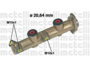 METELLI 05-0126 pagrindinis cilindras, stabdžiai 
 Stabdžių sistema -> Pagrindinis stabdžių cilindras
4601.80