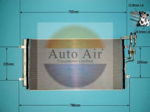 AUTO AIR GLOUCESTER 16-1355 kondensatorius, oro kondicionierius 
 Oro kondicionavimas -> Kondensatorius
976061D200