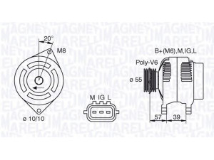 MAGNETI MARELLI 063377439010 kintamosios srovės generatorius 
 Elektros įranga -> Kint. sr. generatorius/dalys -> Kintamosios srovės generatorius
27060-0J010, 27060-0J030, 27060-23010