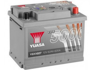 YUASA YBX5027 starterio akumuliatorius 
 Elektros įranga -> Akumuliatorius