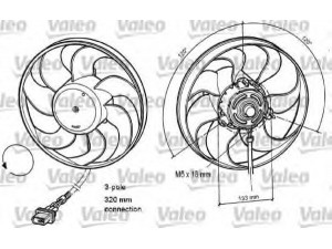 VALEO 696078 ventiliatorius, radiatoriaus 
 Aušinimo sistema -> Oro aušinimas
6X0959455C, 6X0959455C, 6X0959455C