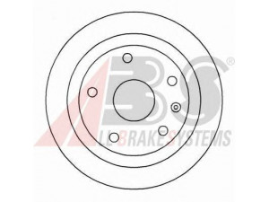 A.B.S. 16925 stabdžių diskas 
 Dviratė transporto priemonės -> Stabdžių sistema -> Stabdžių diskai / priedai
96219485