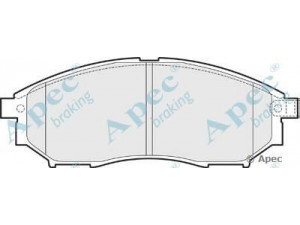 APEC braking PAD1502 stabdžių trinkelių rinkinys, diskinis stabdys 
 Techninės priežiūros dalys -> Papildomas remontas
41060AR090, 41060CC090, 41060EB325