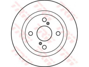 TRW DF2643 stabdžių diskas 
 Stabdžių sistema -> Diskinis stabdys -> Stabdžių diskas
4243112090
