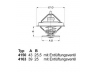 WAHLER 4150.83D50 termostatas, aušinimo skystis 
 Aušinimo sistema -> Termostatas/tarpiklis -> Thermostat
51.06402.0058, 51.06402.0060, 51.06402.0063