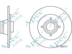 APEC braking DSK2943 stabdžių diskas 
 Dviratė transporto priemonės -> Stabdžių sistema -> Stabdžių diskai / priedai
7701207611
