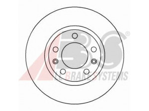 A.B.S. 16052 stabdžių diskas 
 Dviratė transporto priemonės -> Stabdžių sistema -> Stabdžių diskai / priedai
95637322, 95661812, 96054779, 4246.E7