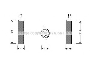 AVA QUALITY COOLING RTD094 džiovintuvas, oro kondicionierius 
 Oro kondicionavimas -> Džiovintuvas
7700836314, 7700836314