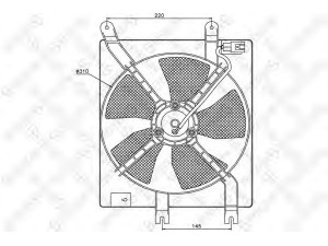 STELLOX 29-99252-SX ventiliatorius, radiatoriaus 
 Aušinimo sistema -> Oro aušinimas
96322939, 96322939, 96322939