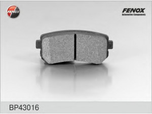 FENOX BP43016 stabdžių trinkelių rinkinys, diskinis stabdys 
 Techninės priežiūros dalys -> Papildomas remontas
58302-1GA00, 58302-1HA10, 58302-1JA30
