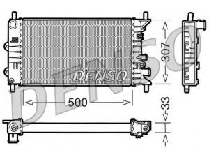 NPS DRM10024 radiatorius, variklio aušinimas 
 Aušinimo sistema -> Radiatorius/alyvos aušintuvas -> Radiatorius/dalys
92AB8005CB