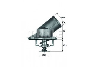 MAHLE ORIGINAL TI 4 92 termostatas, aušinimo skystis 
 Aušinimo sistema -> Termostatas/tarpiklis -> Thermostat
12 992 692, 90 570 620, 1338 096