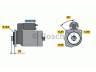 BOSCH 0 001 145 001 starteris 
 Elektros įranga -> Starterio sistema -> Starteris
02Z 911 023 S, 02Z 911 023 S, 02Z 911 023 SX