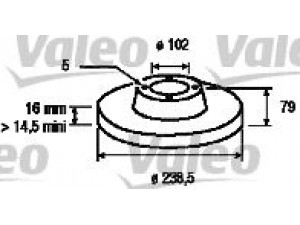 VALEO 186178 stabdžių diskas 
 Dviratė transporto priemonės -> Stabdžių sistema -> Stabdžių diskai / priedai
6314200372