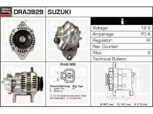 DELCO REMY DRA3929 kintamosios srovės generatorius 
 Elektros įranga -> Kint. sr. generatorius/dalys -> Kintamosios srovės generatorius
RFJ5-18-300, RFJ5-18-300B, A2T82378