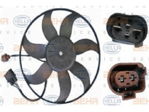 HELLA 8EW 351 039-191 ventiliatorius, radiatoriaus 
 Aušinimo sistema -> Oro aušinimas
1K0 959 455 DT, 1K0 959 455 FJ