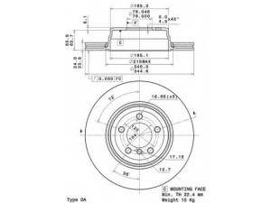 BREMBO 09.A712.10 stabdžių diskas 
 Dviratė transporto priemonės -> Stabdžių sistema -> Stabdžių diskai / priedai
34216765889