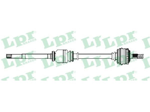 LPR DS52373 kardaninis velenas 
 Ratų pavara -> Kardaninis velenas
7700103863, 7700104473, 7700104474