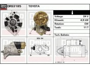 DELCO REMY DRS3185 starteris