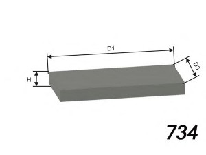 MISFAT HB236 filtras, salono oras 
 Techninės priežiūros dalys -> Techninės priežiūros intervalai
5001829129, 5001844054