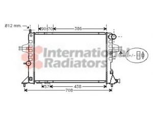 VAN WEZEL 37002252 radiatorius, variklio aušinimas 
 Aušinimo sistema -> Radiatorius/alyvos aušintuvas -> Radiatorius/dalys
09119484, 09192578, 09193268, 1300191