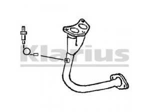 KLARIUS 301007 išleidimo kolektorius 
 Išmetimo sistema -> Išmetimo vamzdžiai
6643785, 7105036, 7308613