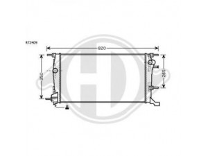 DIEDERICHS 8446502 radiatorius, variklio aušinimas 
 Aušinimo sistema -> Radiatorius/alyvos aušintuvas -> Radiatorius/dalys
214100016R